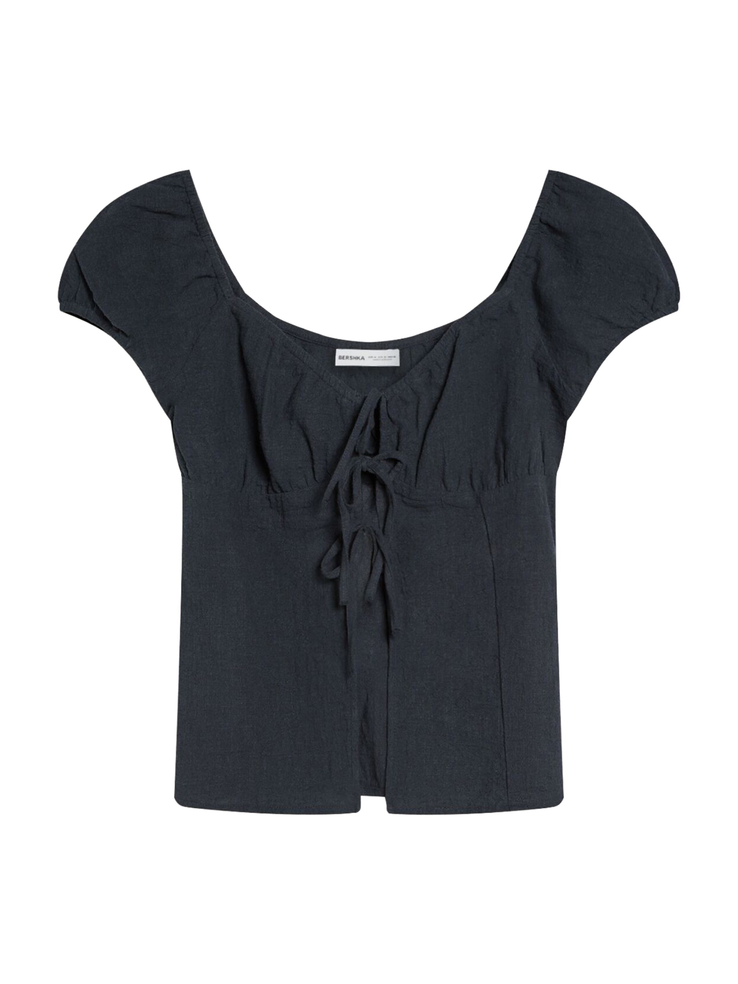 Bershka Blouse in Grey: front