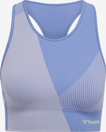 Hummel Sporttop in Blauw: voorkant