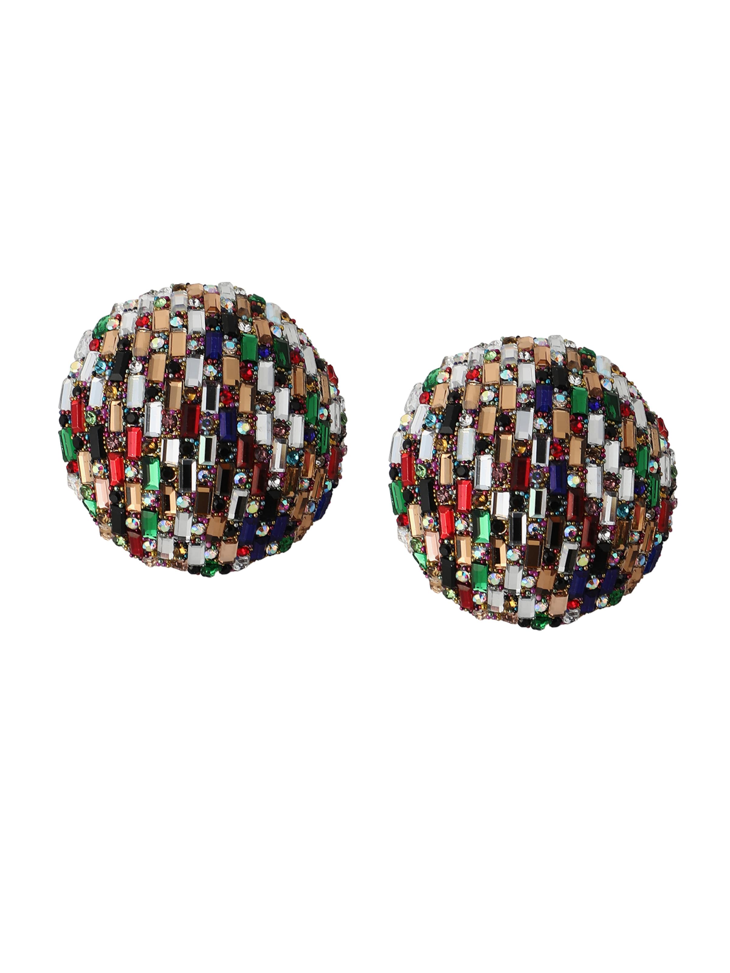 SOHI Обеци 'Manwi' в пъстро: отпред