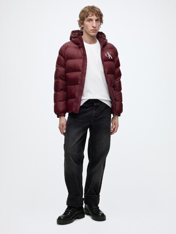 Veste mi-saison Calvin Klein Jeans en rouge