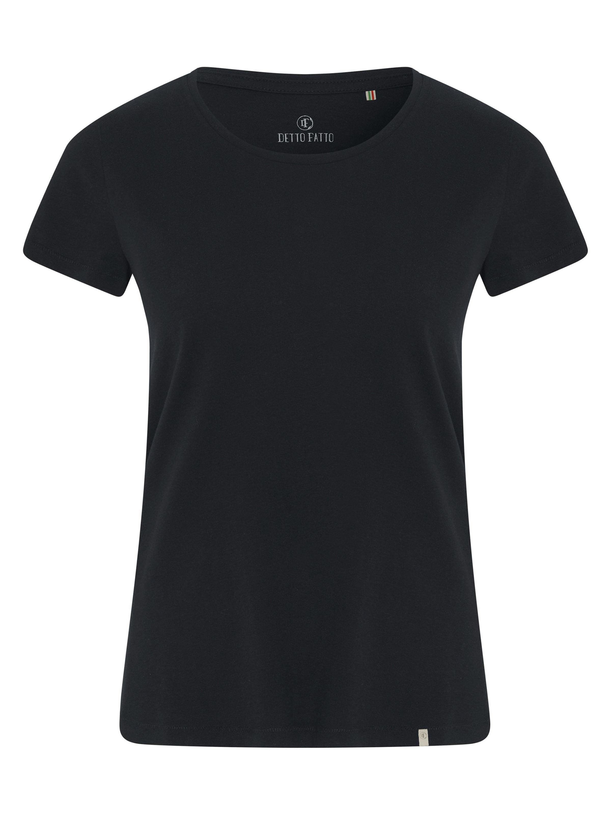Detto Fatto T-Shirt in Schwarz: Vorderseite