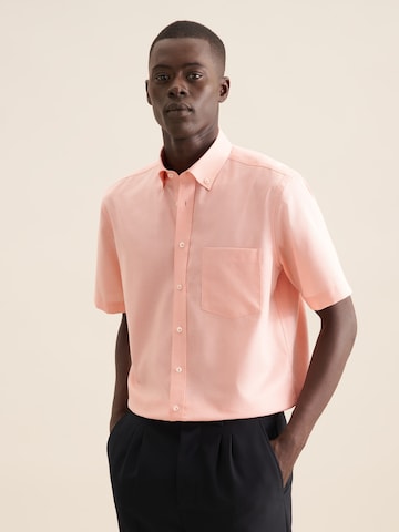 SEIDENSTICKER Regular Fit Hemd in Orange