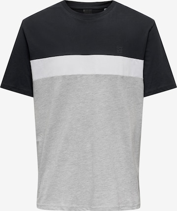 T-Shirt 'ODIS' Only & Sons en blanc : devant
