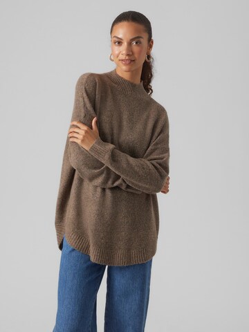 Pull-over 'Plaza' VERO MODA en marron : devant