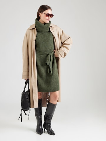 ABOUT YOU Knit dress 'Caren' in Green