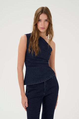My Essential Wardrobe Top in Blauw: voorkant