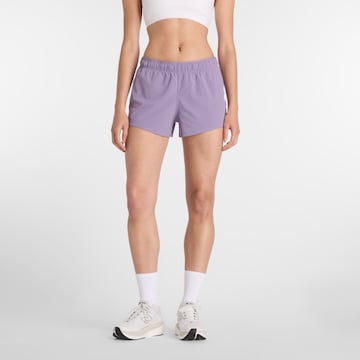 new balance Sports trousers 'RC Short 3"' in Purple: front