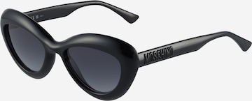 Lunettes de soleil MOSCHINO en noir : devant