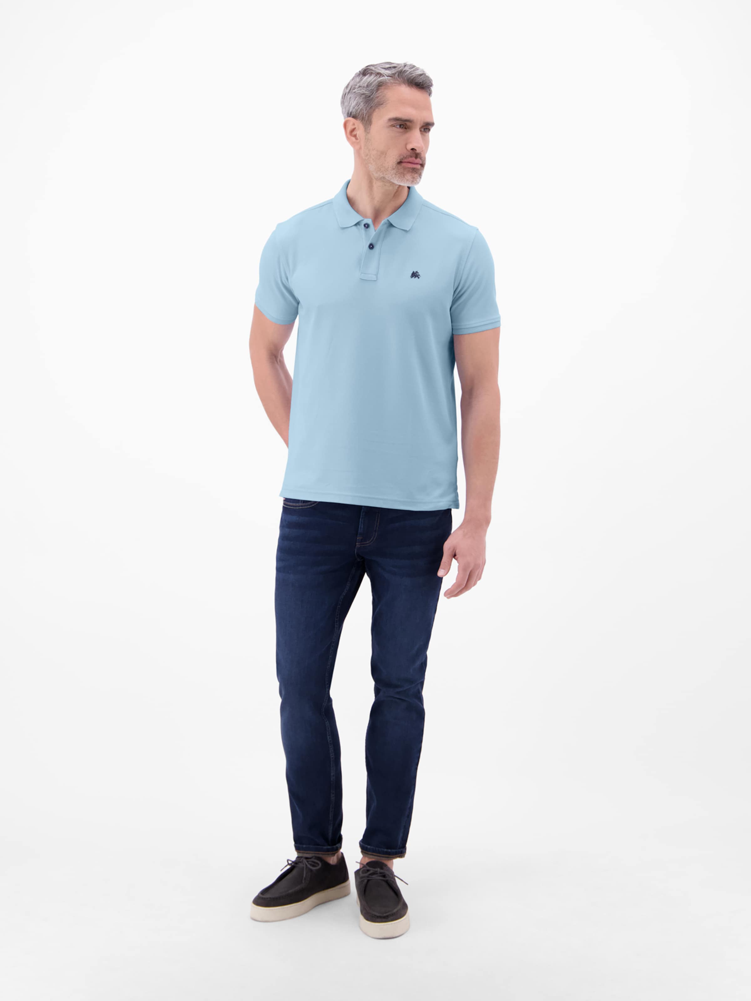 LERROS Poloshirt in Blau