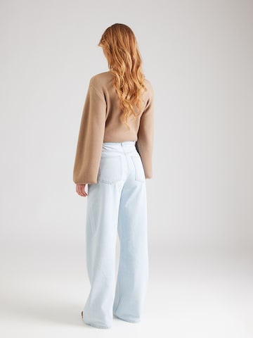 millane - Pierna ancha Pantalón en azul