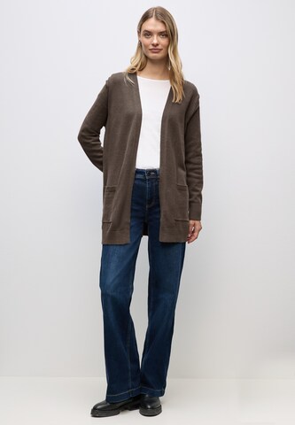 STREET ONE Strickjacke in Braun