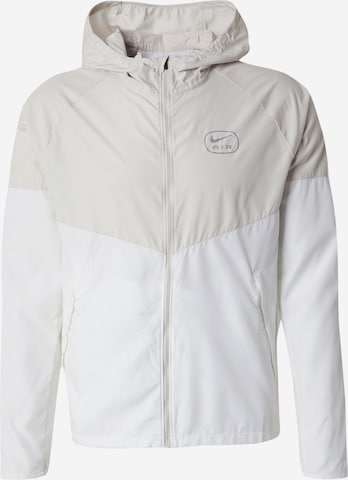Nike Sportswear Φθινοπωρινό και ανοιξιάτικο μπουφάν 'AIR' σε λευκό: μπροστά