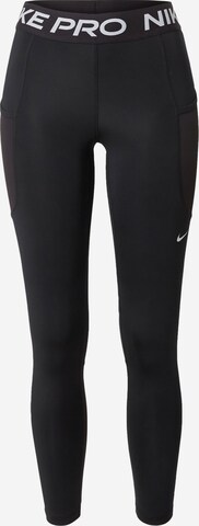 NIKE Skinny Sportnadrágok - fekete: elől