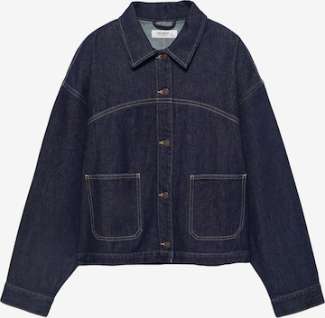 Geacă de primăvară-toamnă de la Pull&Bear pe albastru: față