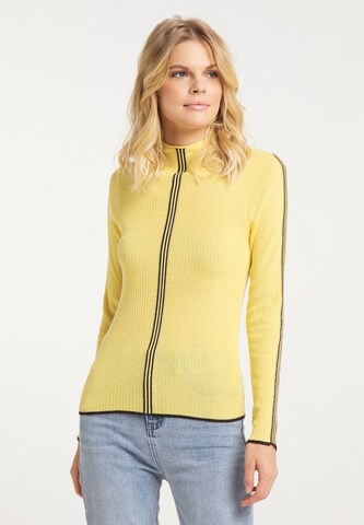 Pull-over MYMO en jaune : devant