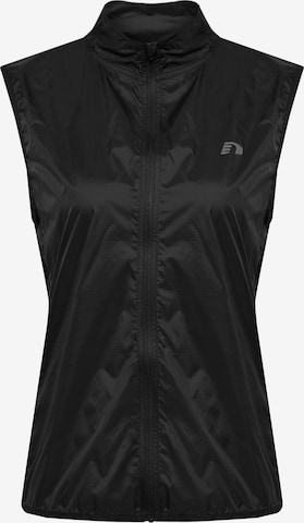 Gilet de sport Newline en noir : devant