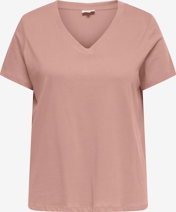 ONLY Carmakoma Μπλουζάκι 'CARALISON' σε ροζ: μπροστά