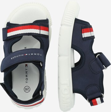 TOMMY HILFIGER Open schoenen in Blauw