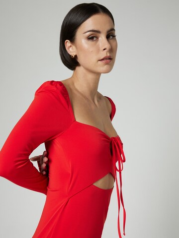 A LOT LESS - Vestido 'Eliza' en rojo