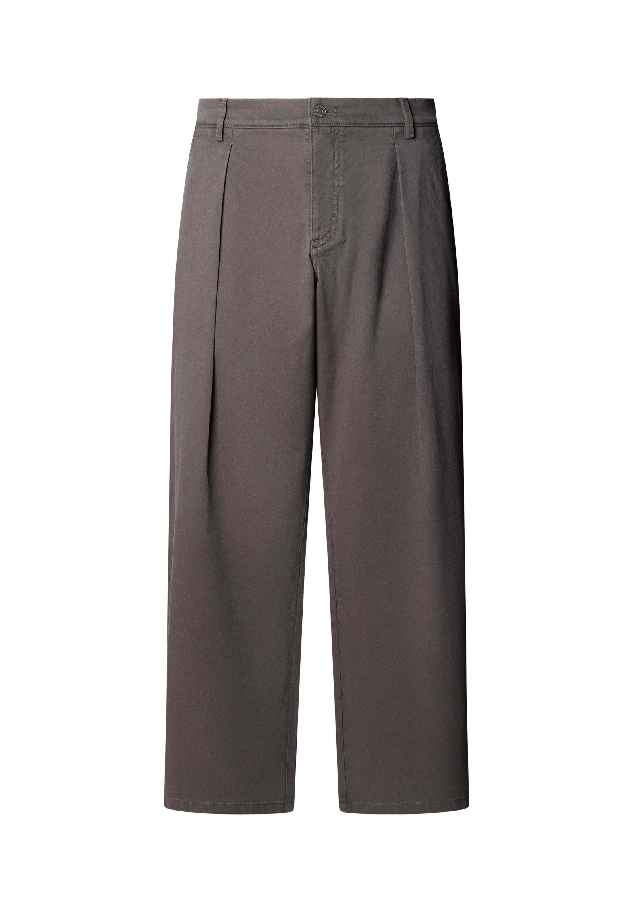 Pepe Jeans - Loosefit Pantalón plisado en gris: frente