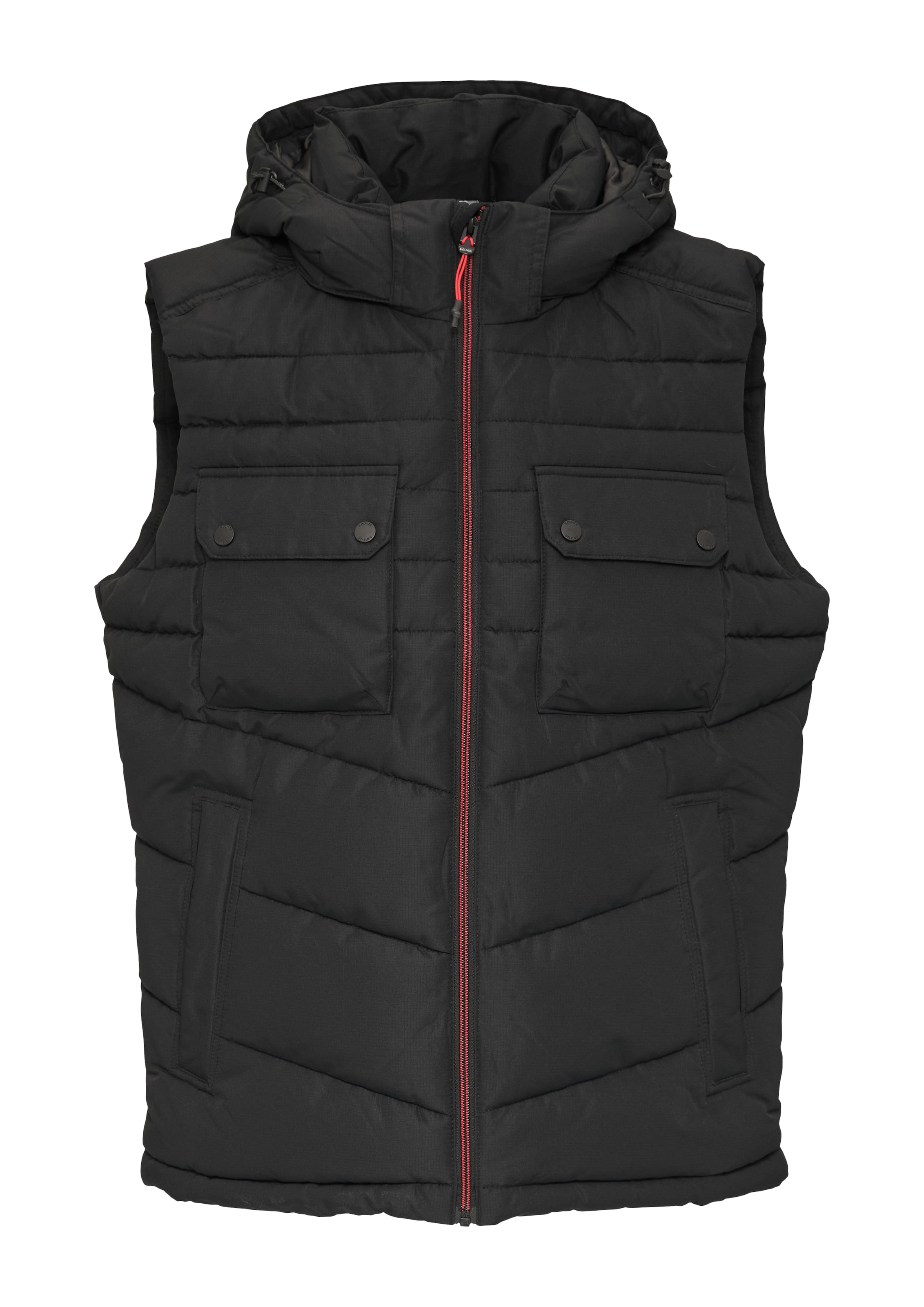 s.Oliver Weste in Schwarz: Vorderseite