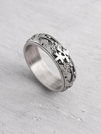 REYTEL Ring 'LYKKE' in silber, Produktansicht
