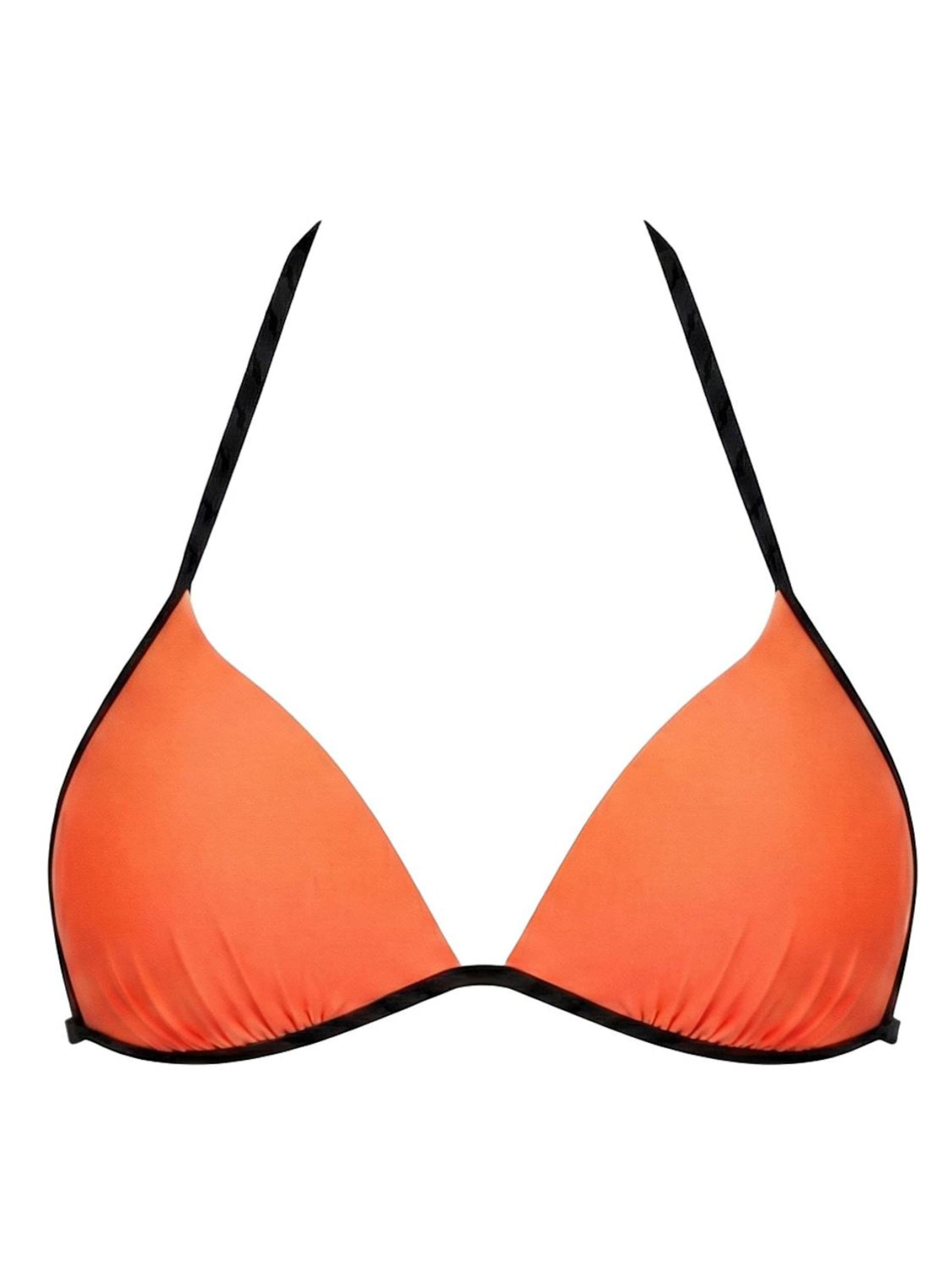 Marko Push-up Bikini top 'Dora M-801 (1)' in Orange: front