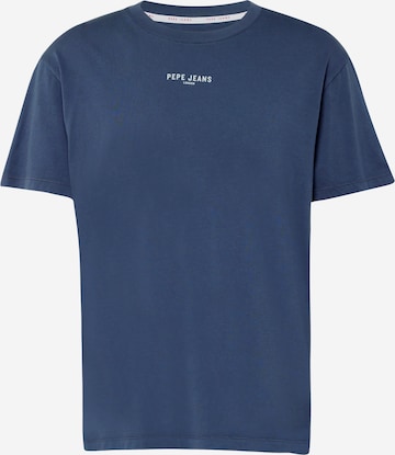 Pepe Jeans - Camiseta 'RAEVON' en azul: frente