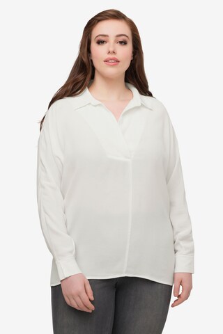 Ulla Popken Blouse in Wit: voorkant