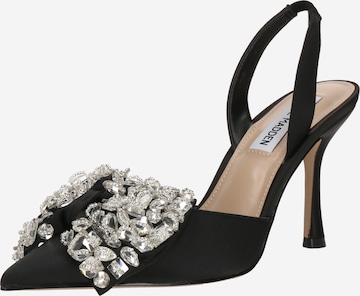 STEVE MADDEN Лодочки с открытой пяткой 'Lovie' в Черный: спереди
