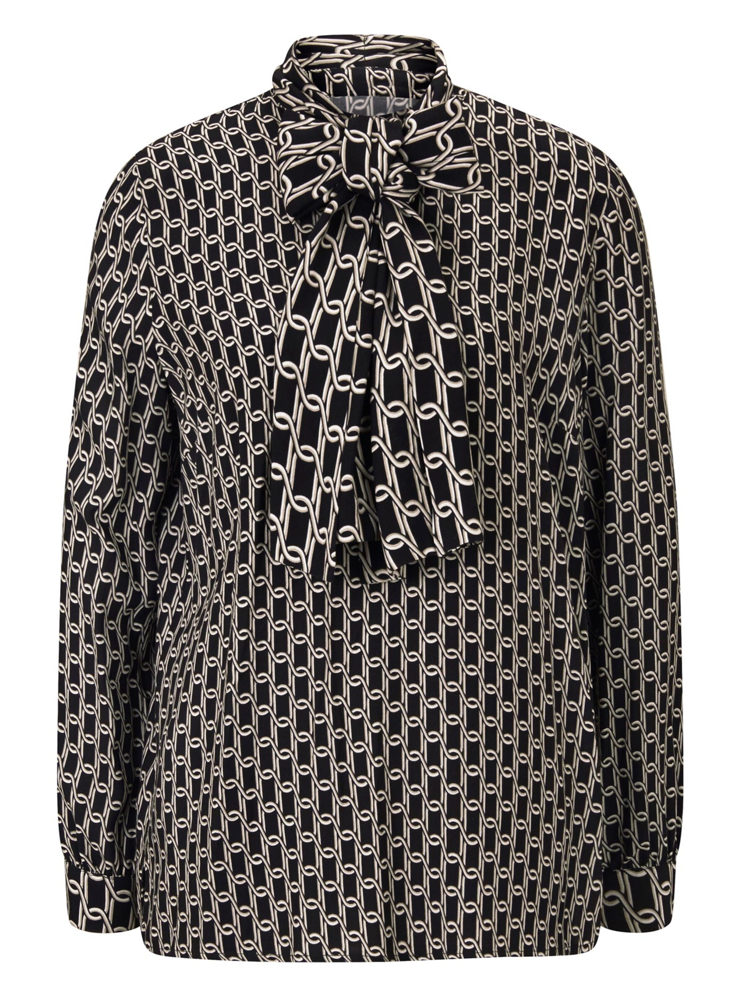 heine Bluse 'Rick Cardone' i sort: forside