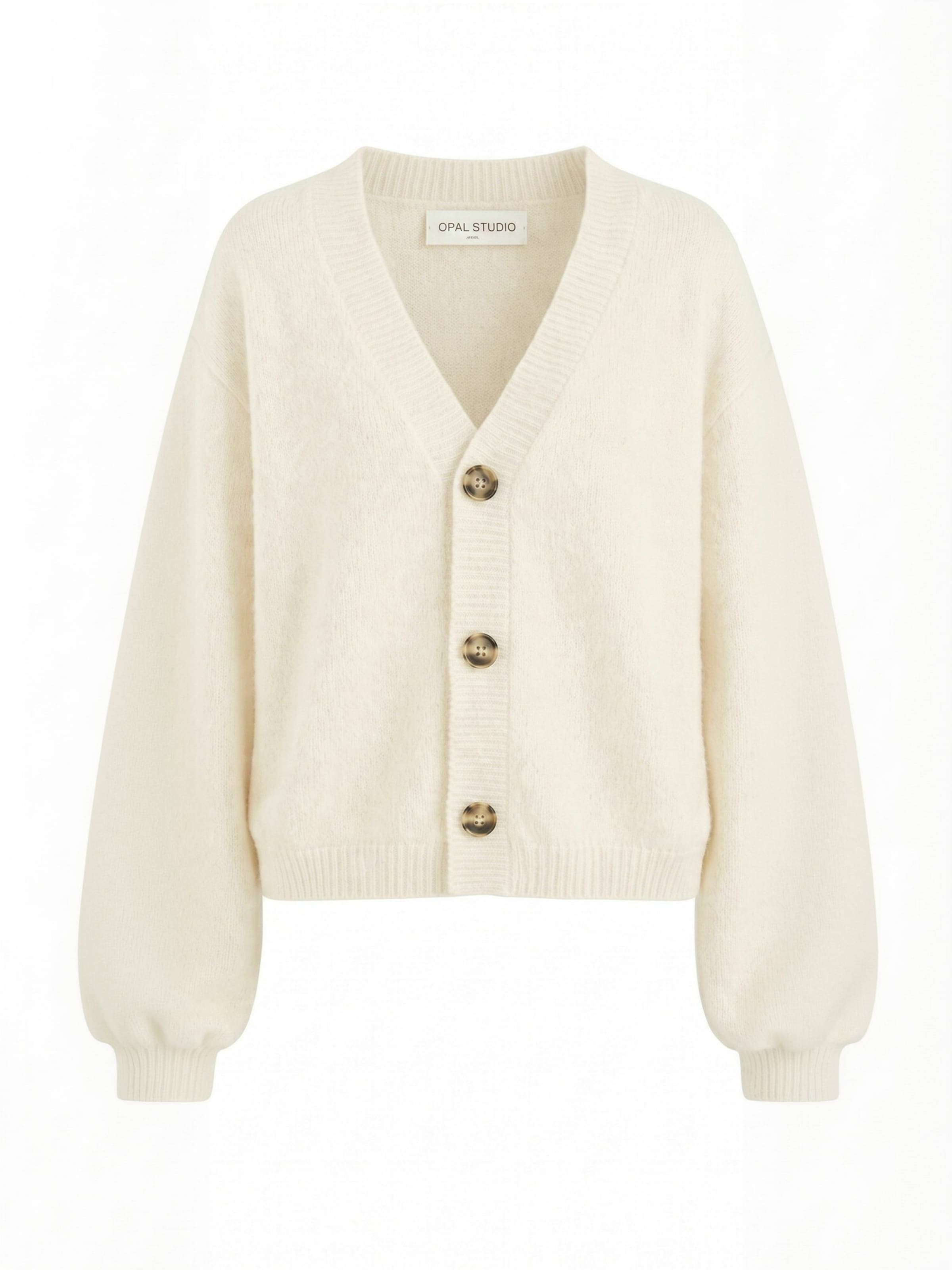 Cardigan ' Pen ' Opal Studio en blanc : devant