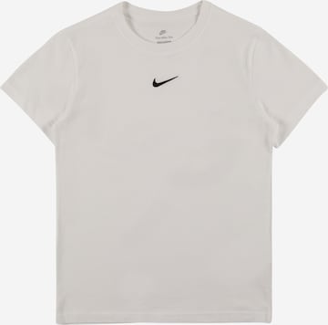 Nike Sportswear Тениска в бяло: отпред