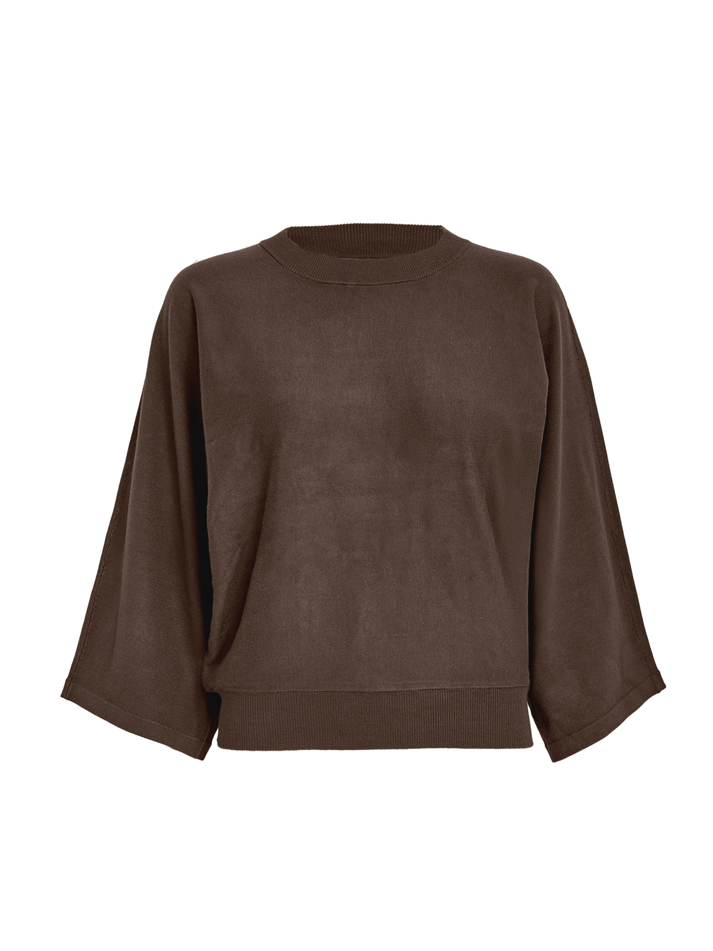 minus Top 'Tess' in Bruin: voorkant