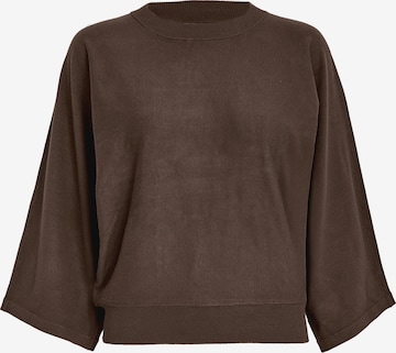 minus Top 'Tess' in Bruin: voorkant