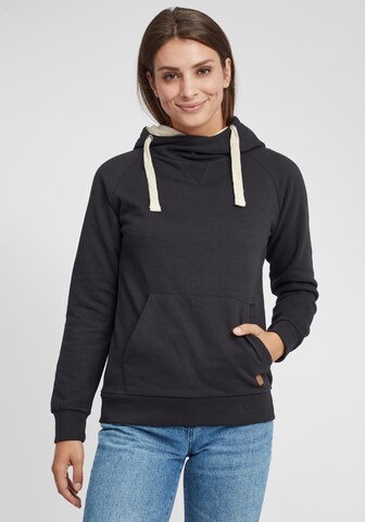 Oxmo Sweatshirt 'Julia' in Zwart: voorkant