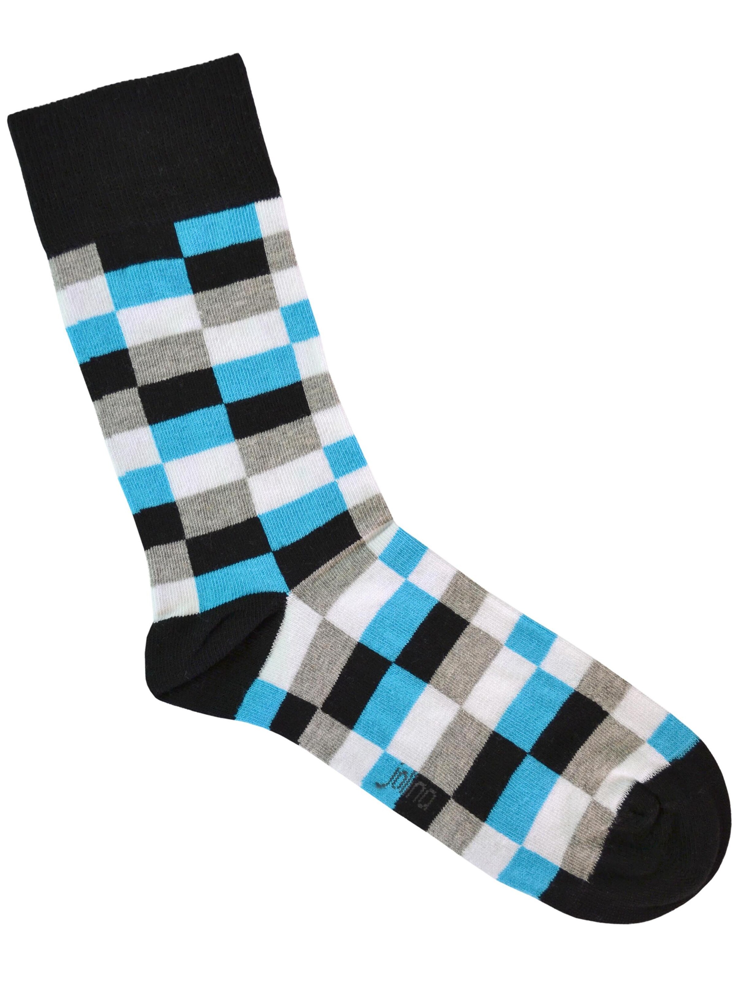 Chaussettes 'Square' normani en mélange de couleurs : devant