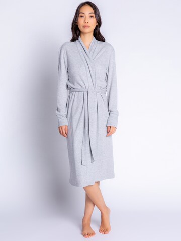 PJ Salvage Dressing Gown in Grey: front