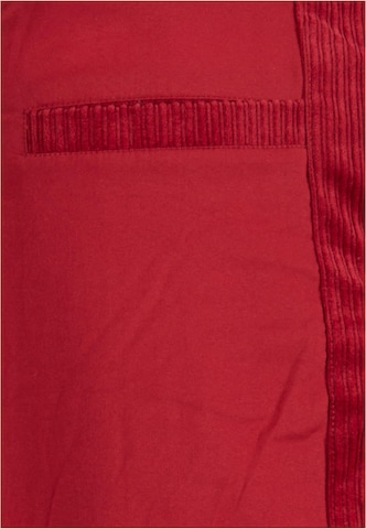 Karl Kani - Casaco de inverno 'Retro Corduroy' em vermelho