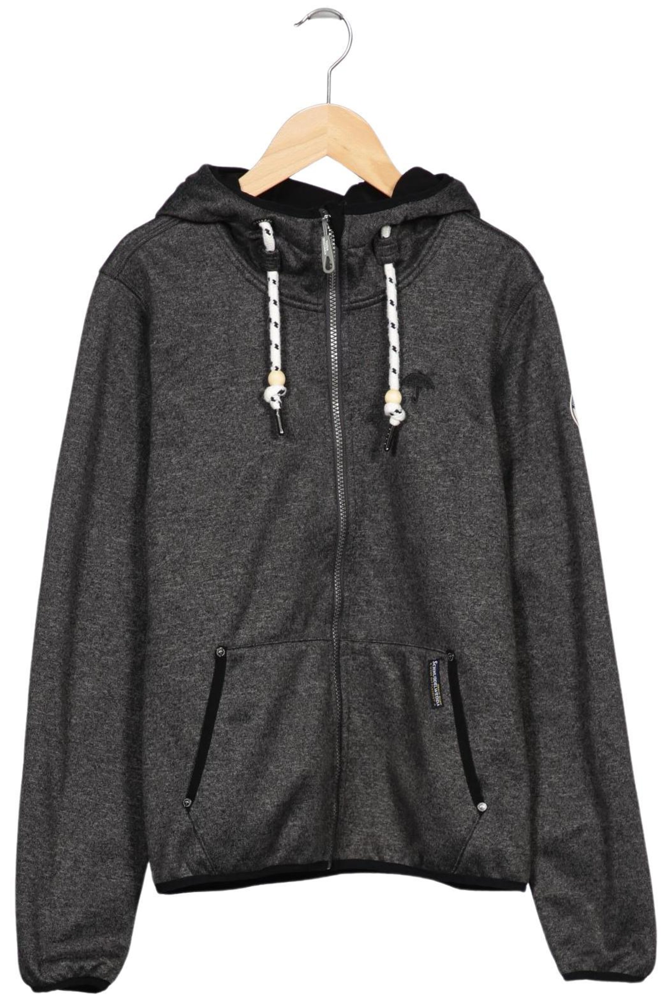 Schmuddelwedda Sweatshirt & Zip-Up Hoodie in S in Grey: front