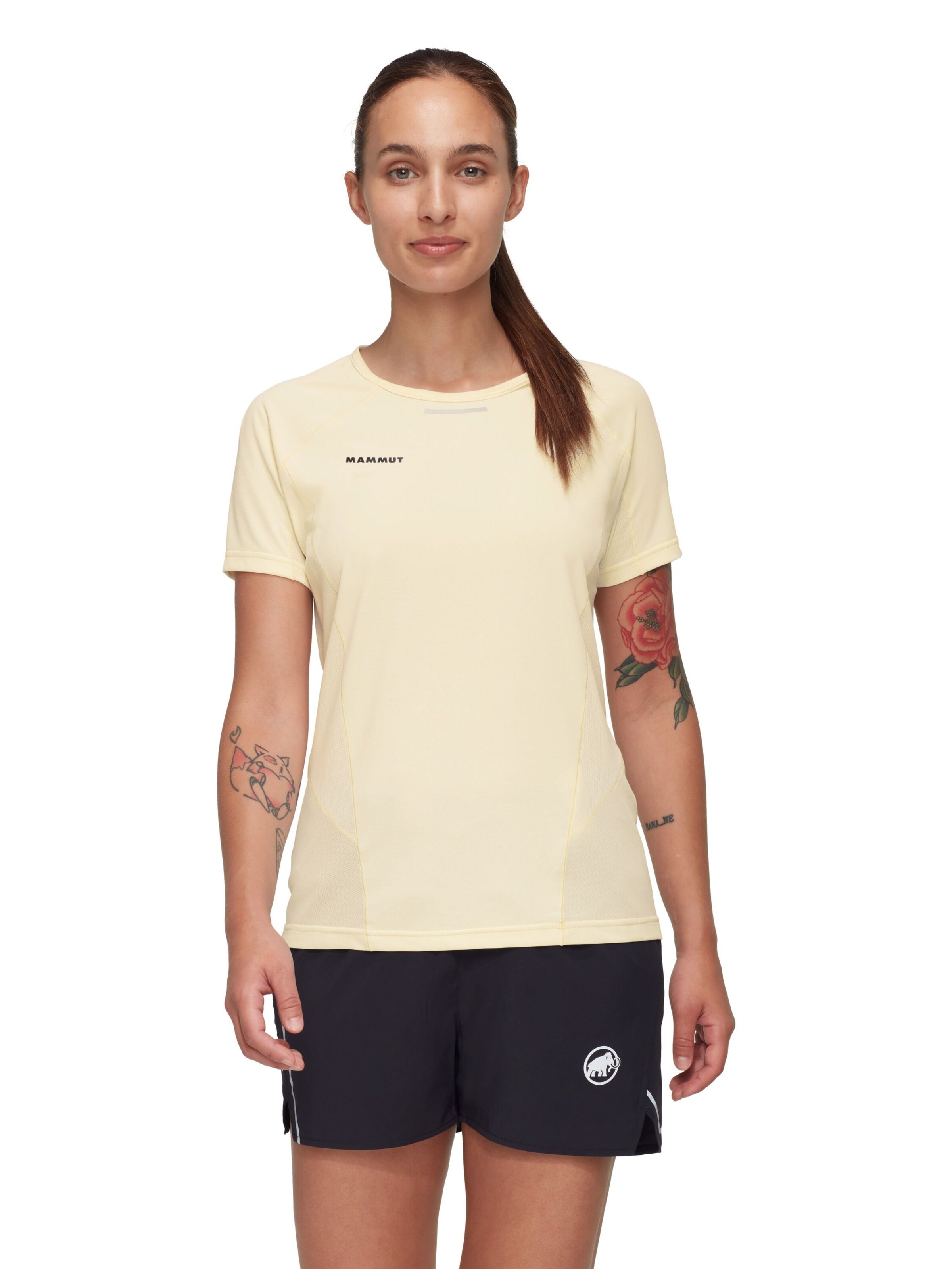 MAMMUT Performance Shirt 'Aenergy' in Yellow: front