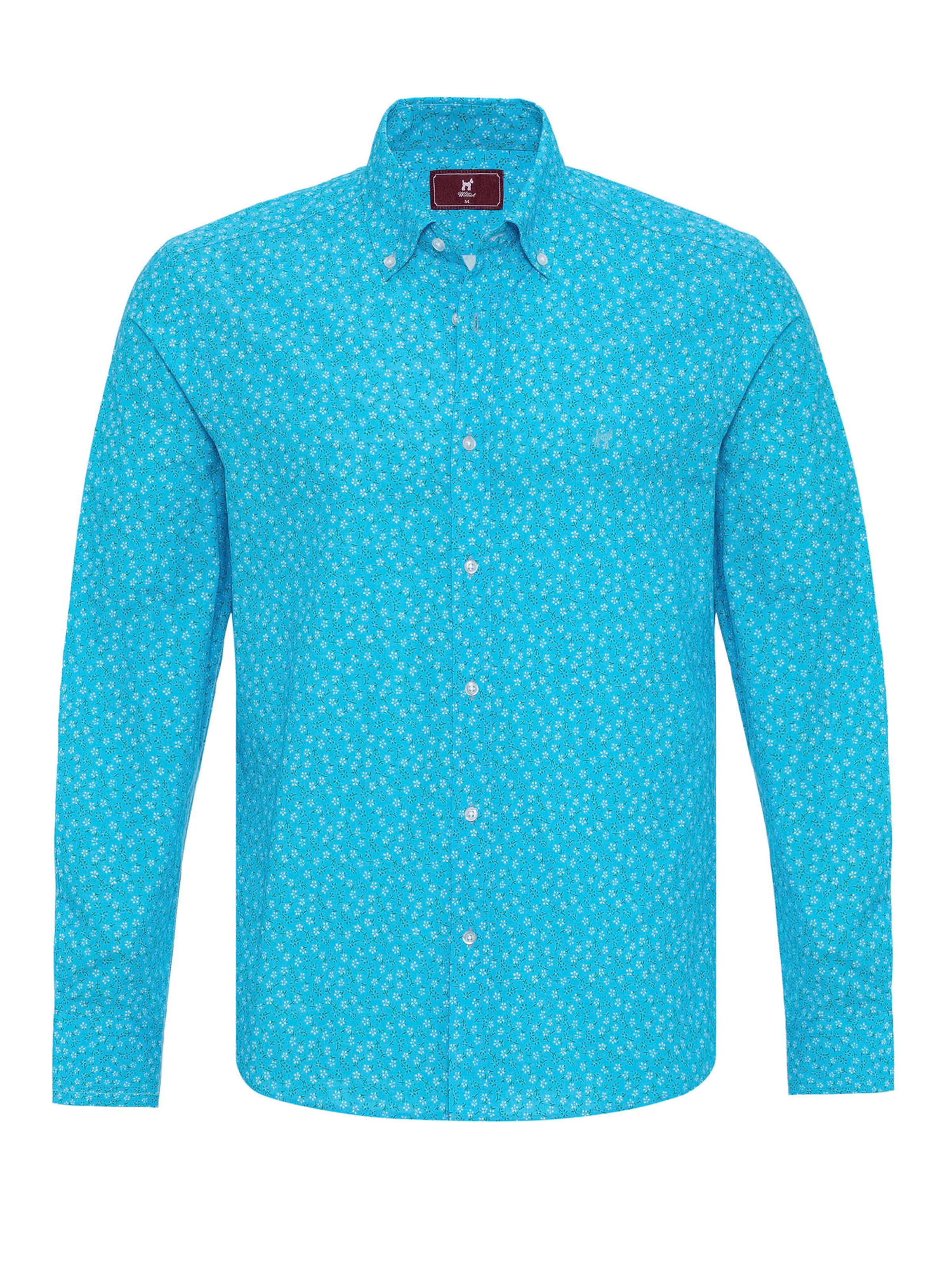 Williot Regular fit Риза в синьо: отпред