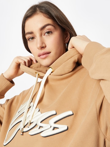 BOSS Black Sweatshirt 'Ecaisy' in Beige