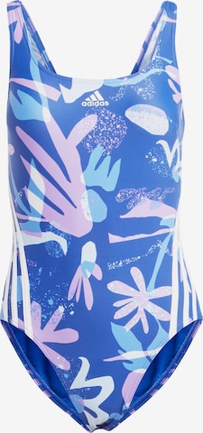 ADIDAS PERFORMANCE Active Swimsuit in Blue: front