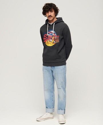 Superdry Sweatshirt 'LA' in Grau