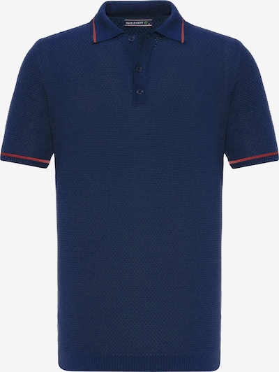 Felix Hardy Shirt in de kleur Enziaan / Roestbruin, Productweergave