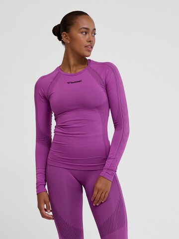 Hummel Functioneel shirt in Lila: voorkant