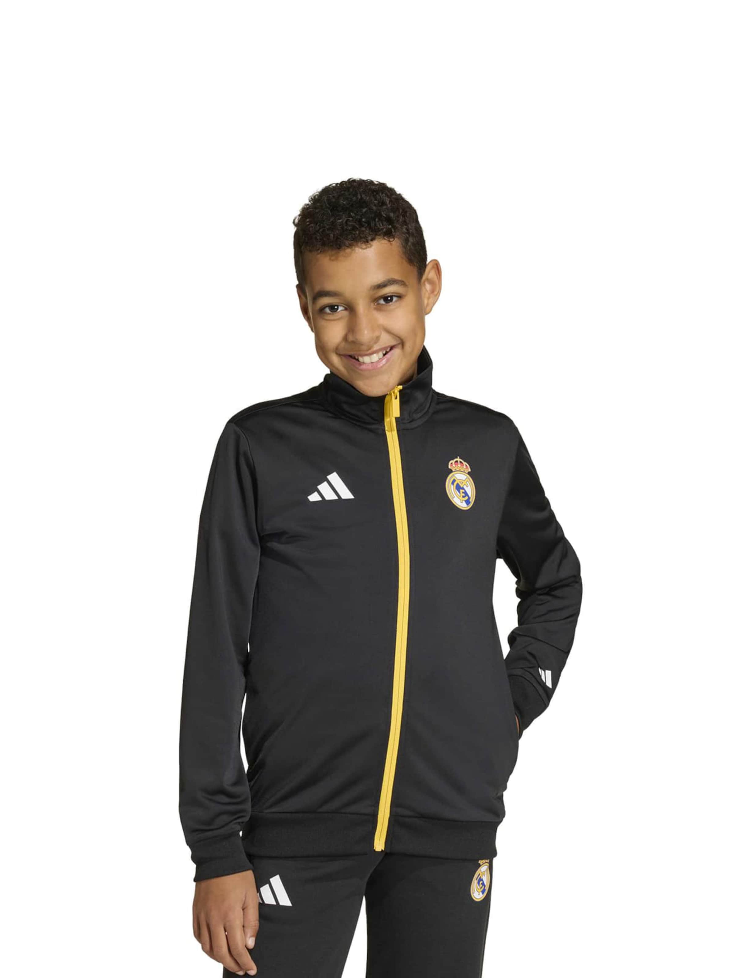 Veste de sport 'Real Marvel Avengers' ADIDAS PERFORMANCE en noir : devant