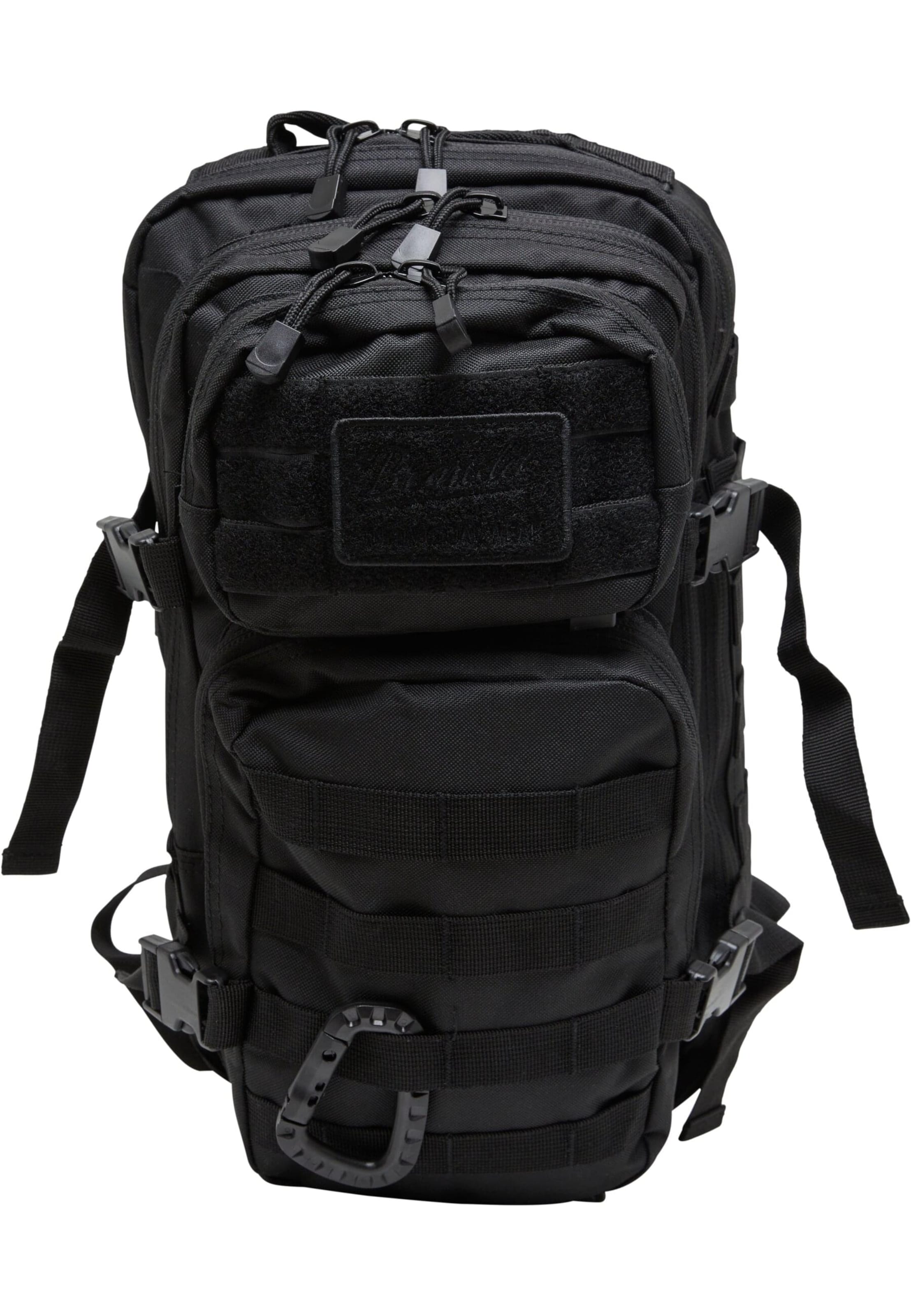 Zaino di Brandit in nero: frontale