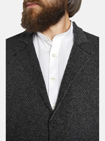 Jan Vanderstorm Comfort fit Knit Cardigan 'Asger' in Black